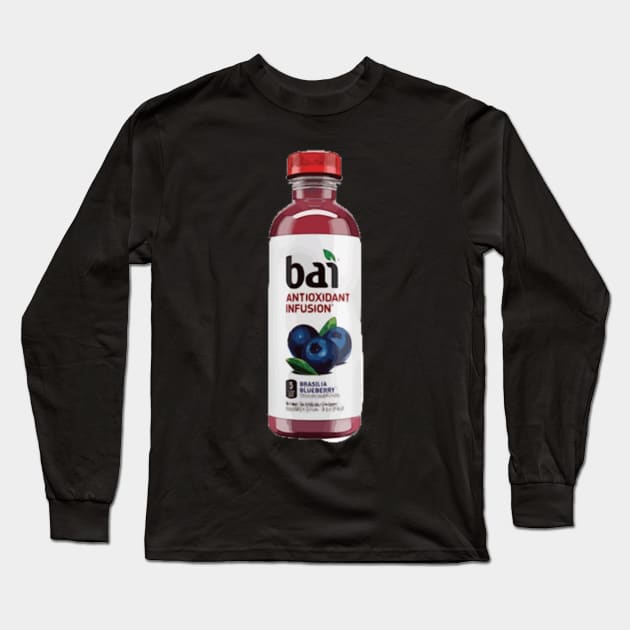 Blueberry Bai Drink Long Sleeve T-Shirt by Biscuit25